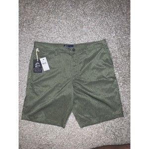 NWT! Jack O'Neill Collection O’Neil Mens Green Casual Polyester Shorts - Size 34